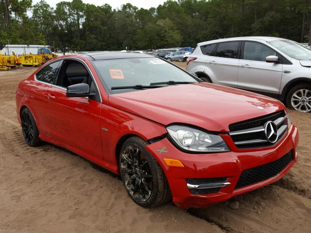 WDDGJ4HB2EG289900 - 2014 MERCEDES-BENZ C 250 RED photo 1