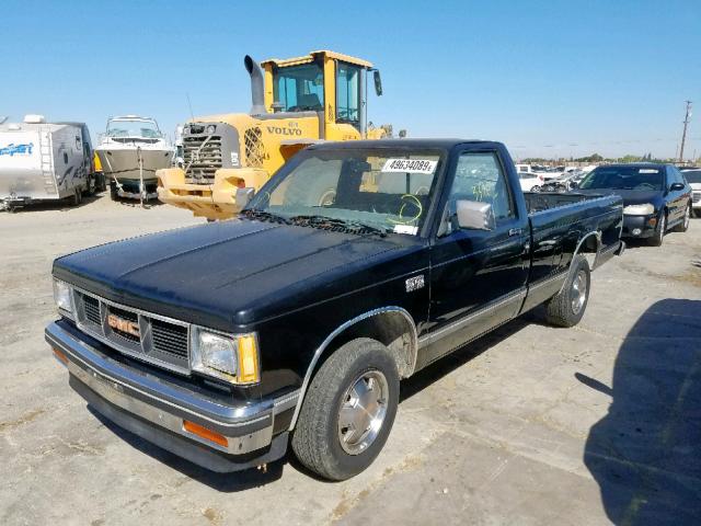 1GTCS14B7F8523115 - 1985 GMC S TRUCK S1 BLACK photo 2