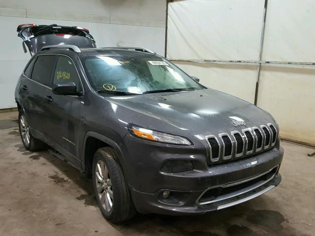 1C4PJMJX5JD594237 - 2018 JEEP CHEROKEE O GRAY photo 1