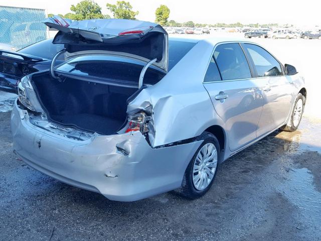 4T1BF1FK6CU635948 - 2012 TOYOTA CAMRY BASE SILVER photo 4