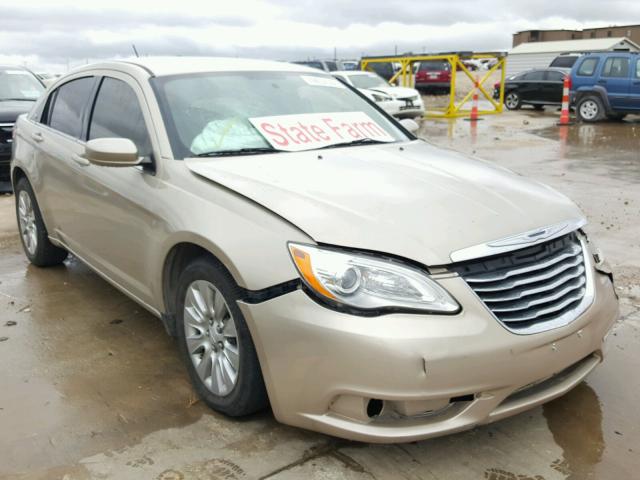 1C3CCBAG6EN103692 - 2014 CHRYSLER 200 LX GOLD photo 1