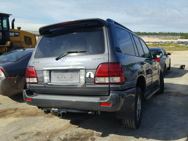 JTJHT00W364017680 - 2006 LEXUS LX 470 BLACK photo 4