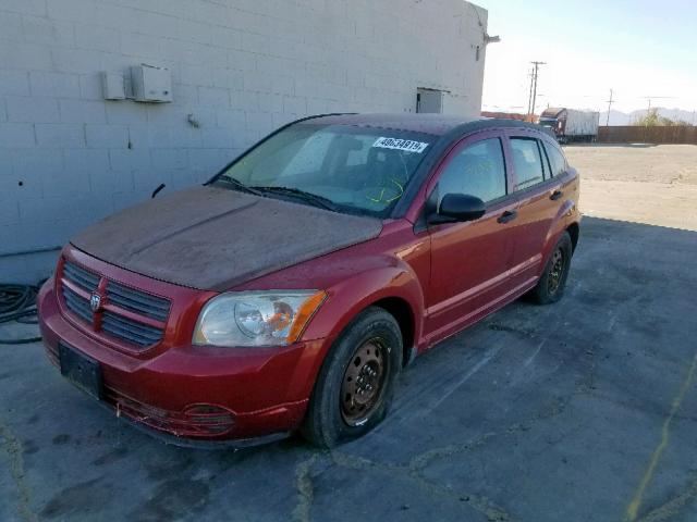 1B3HB28BX8D645694 - 2008 DODGE CALIBER RED photo 2