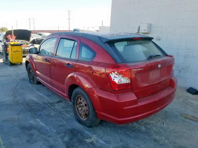 1B3HB28BX8D645694 - 2008 DODGE CALIBER RED photo 3