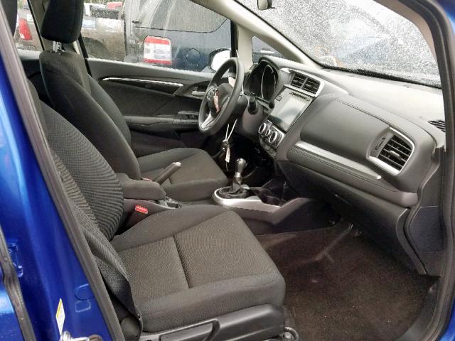 3HGGK5G84FM786183 - 2015 HONDA FIT EX BLUE photo 5