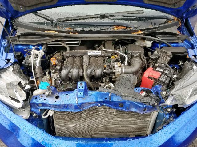 3HGGK5G84FM786183 - 2015 HONDA FIT EX BLUE photo 7