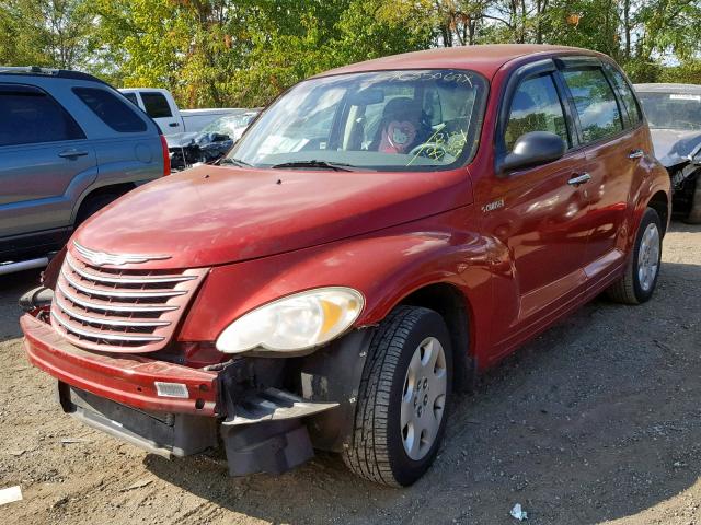 3A4FY48B76T261549 - 2006 CHRYSLER PT CRUISER RED photo 2