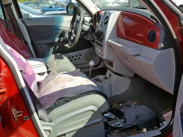 3A4FY48B76T261549 - 2006 CHRYSLER PT CRUISER RED photo 5