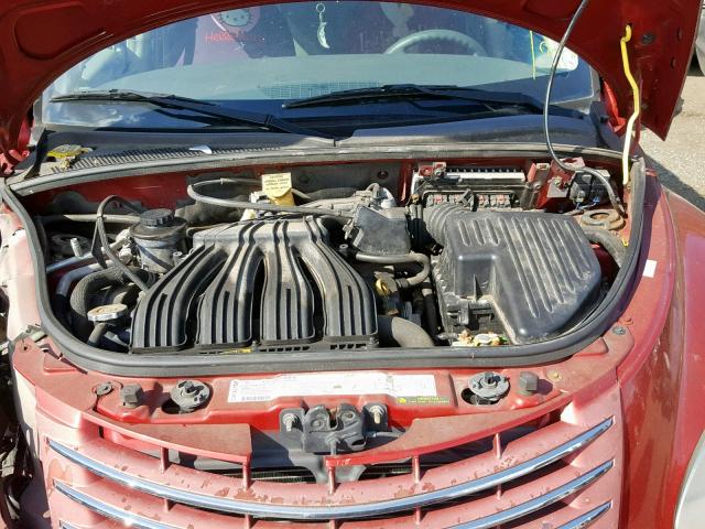 3A4FY48B76T261549 - 2006 CHRYSLER PT CRUISER RED photo 7