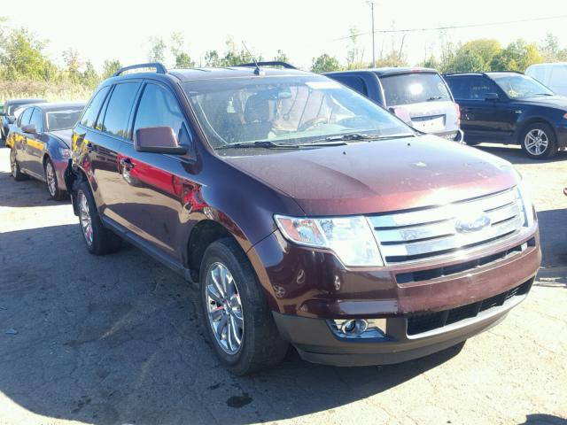 2FMDK38C79BA93473 - 2009 FORD EDGE SEL BURGUNDY photo 1