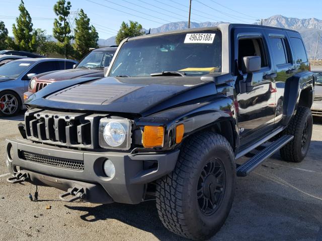 5GTDN136668304767 - 2006 HUMMER H3 BLACK photo 2