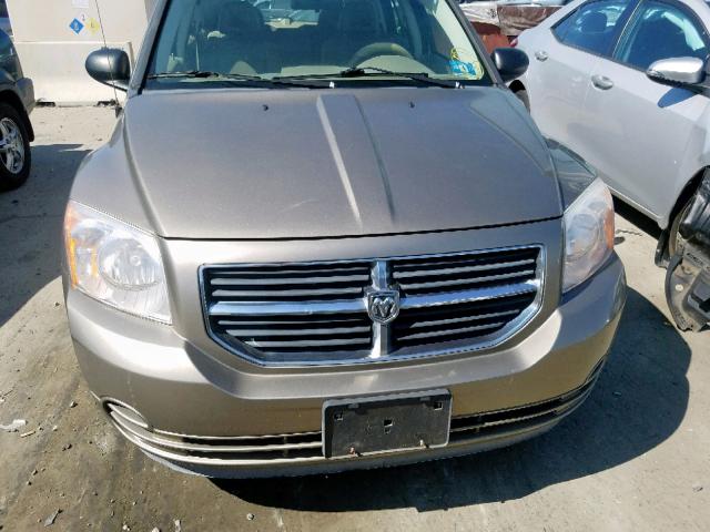 1B3HB48BX8D574735 - 2008 DODGE CALIBER SX GOLD photo 9