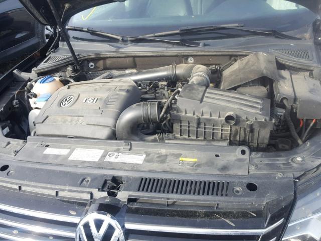 1VWAT7A37FC048676 - 2015 VOLKSWAGEN PASSAT S BLACK photo 7