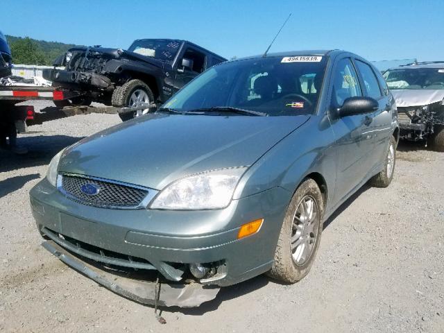 1FAFP37N66W163885 - 2006 FORD FOCUS ZX5 TEAL photo 2