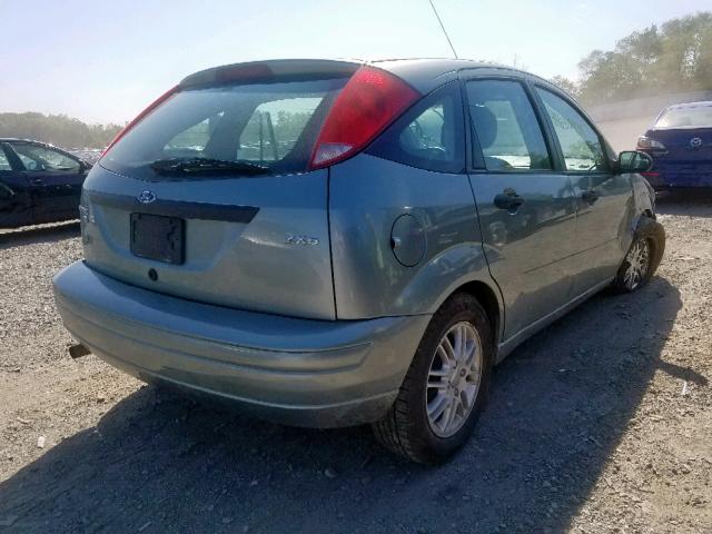 1FAFP37N66W163885 - 2006 FORD FOCUS ZX5 TEAL photo 4