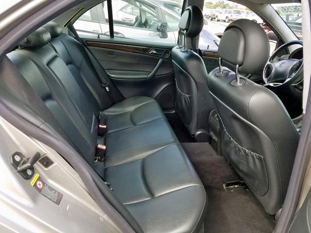 WDBRF61J33A524787 - 2003 MERCEDES-BENZ C 240 GRAY photo 6