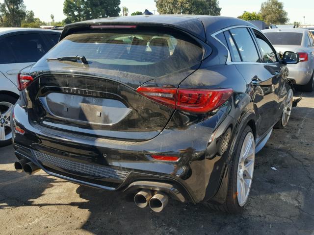 SJKCH5CP6JA054892 - 2018 INFINITI QX30 BASE BLACK photo 4