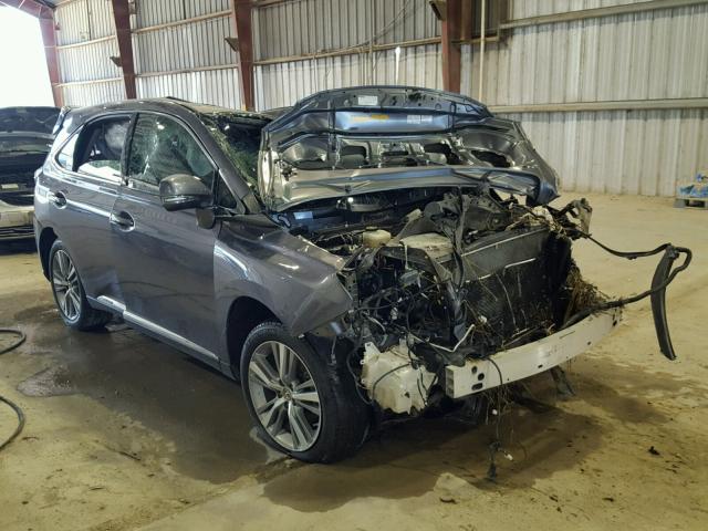 2T2ZB1BA7FC004330 - 2015 LEXUS RX 450H GRAY photo 1