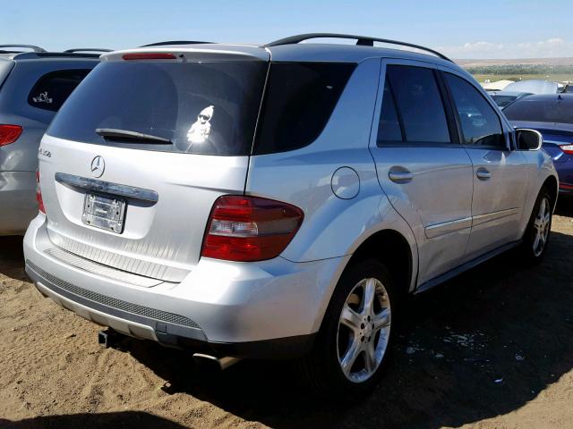 4JGBB86E98A335036 - 2008 MERCEDES-BENZ ML 350 SILVER photo 4