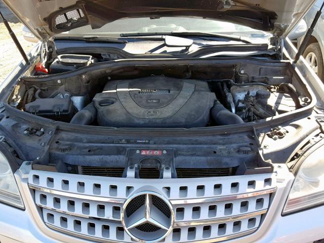 4JGBB86E98A335036 - 2008 MERCEDES-BENZ ML 350 SILVER photo 7