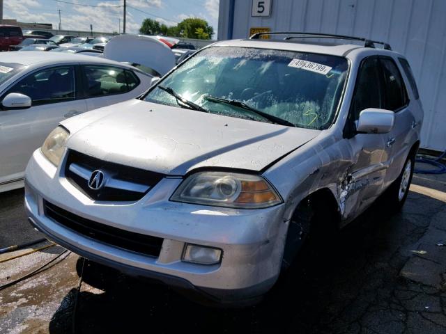 2HNYD18795H558912 - 2005 ACURA MDX TOURIN SILVER photo 2