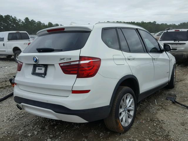 5UXWX9C50H0T02089 - 2017 BMW X3 XDRIVE2 WHITE photo 4