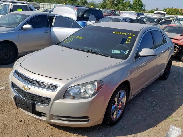 1G1ZC5E09AF229448 - 2010 CHEVROLET MALIBU 1LT 棕色 照片 2