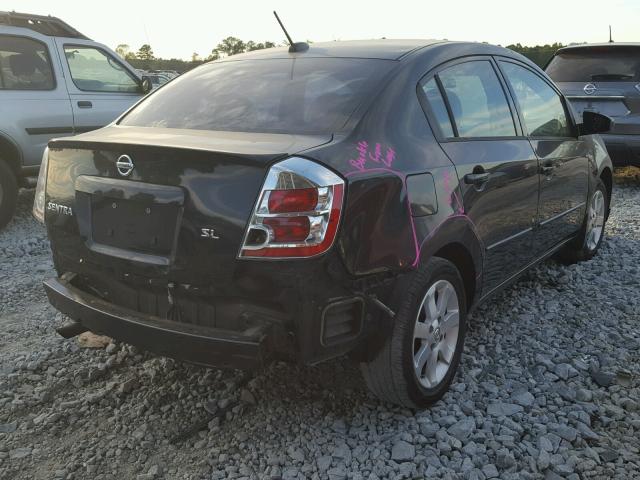 3N1AB61E68L628867 - 2008 NISSAN SENTRA 2.0 BLACK photo 4