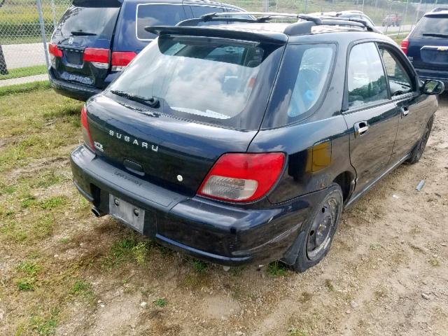 JF1GG65543G811321 - 2003 SUBARU IMPREZA TS BLUE photo 4