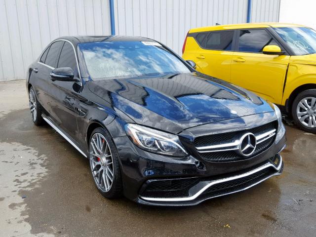 55SWF8HB2GU115836 - 2016 MERCEDES-BENZ C 63 AMG-S BLACK photo 1