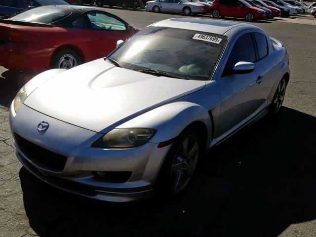 JM1FE17N740118622 - 2004 MAZDA RX8 SILVER photo 2