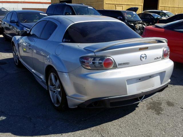 JM1FE17N740118622 - 2004 MAZDA RX8 SILVER photo 3