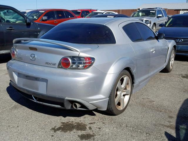 JM1FE17N740118622 - 2004 MAZDA RX8 SILVER photo 4