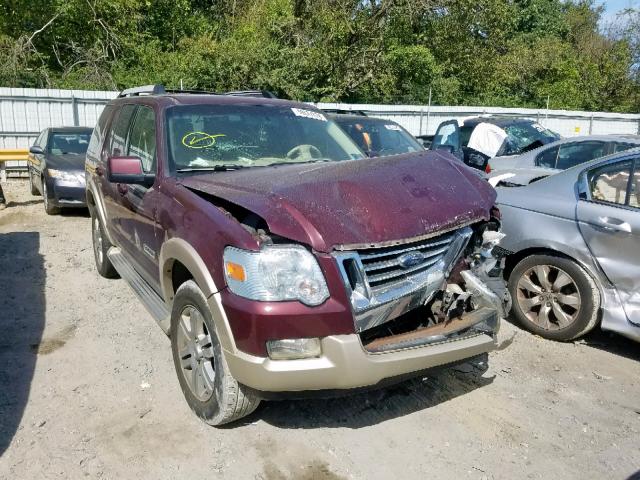 1FMEU74E76UB36390 - 2006 FORD EXPLORER E MAROON photo 1