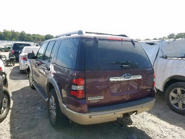 1FMEU74E76UB36390 - 2006 FORD EXPLORER E MAROON photo 3