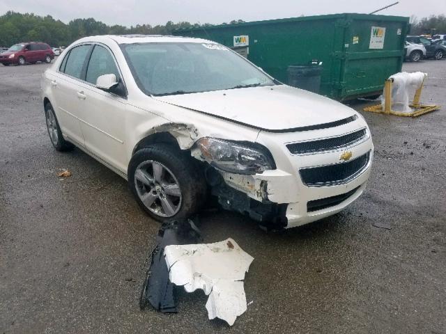 1G1ZC5E1XBF300411 - 2011 CHEVROLET MALIBU 1LT WHITE photo 1