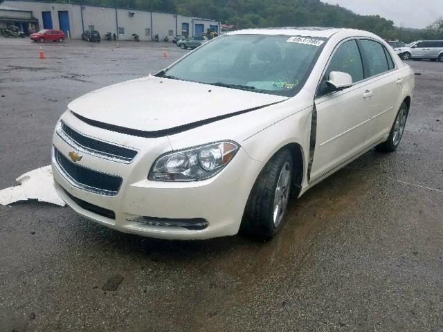 1G1ZC5E1XBF300411 - 2011 CHEVROLET MALIBU 1LT WHITE photo 2