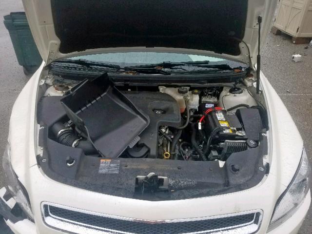 1G1ZC5E1XBF300411 - 2011 CHEVROLET MALIBU 1LT WHITE photo 7
