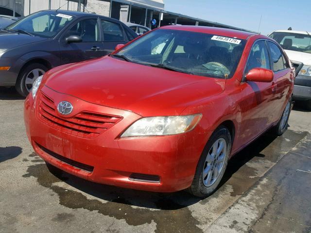 4T1BE46K99U267410 - 2009 TOYOTA CAMRY BASE RED photo 2