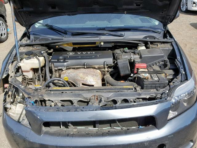 JTKDE177550040229 - 2005 TOYOTA SCION TC ნაცრისფერი ფოტო 7