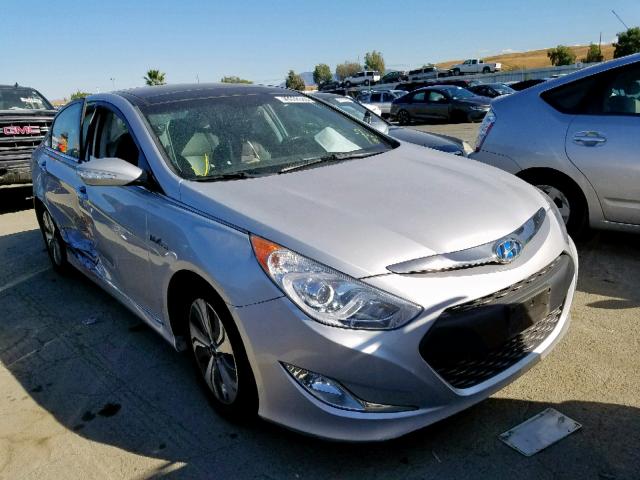 KMHEC4A49DA069464 - 2013 HYUNDAI SONATA HYB SILVER photo 1