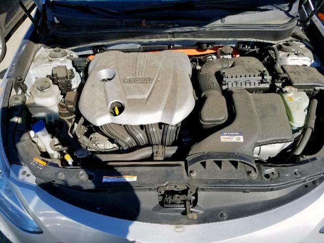 KMHEC4A49DA069464 - 2013 HYUNDAI SONATA HYB SILVER photo 7