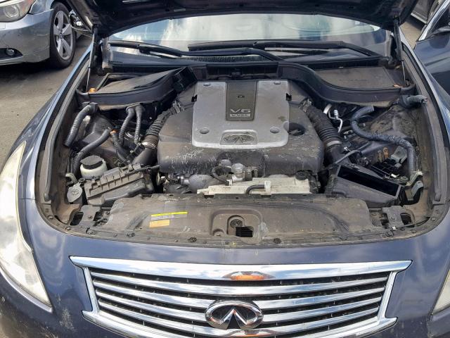 JN1CV6AP7DM719888 - 2013 INFINITI G37 BASE GRAY photo 7