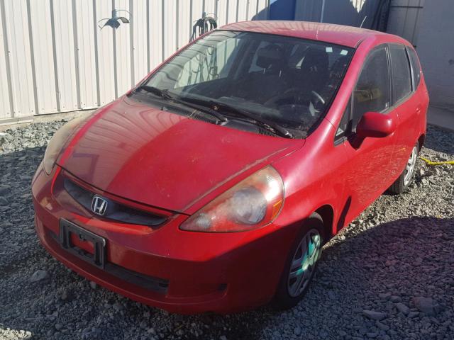 JHMGD37418S070084 - 2008 HONDA FIT RED photo 2