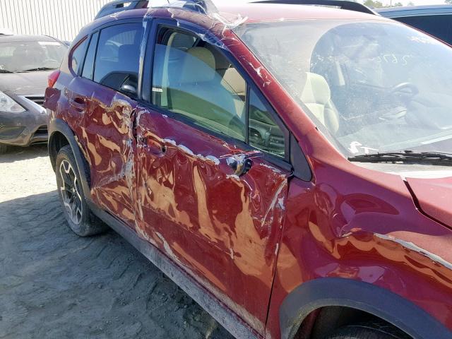 JF2GPABCXG8253119 - 2016 SUBARU CROSSTREK RED photo 9