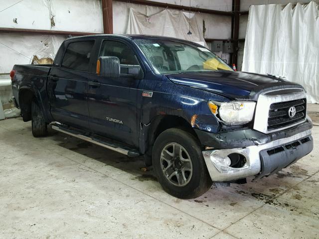 5TBEV54167S468435 - 2007 TOYOTA TUNDRA CRE BLUE photo 1