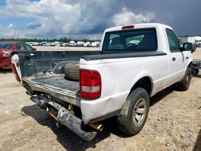 1FTYR10D28PA81295 - 2008 FORD RANGER WHITE photo 4