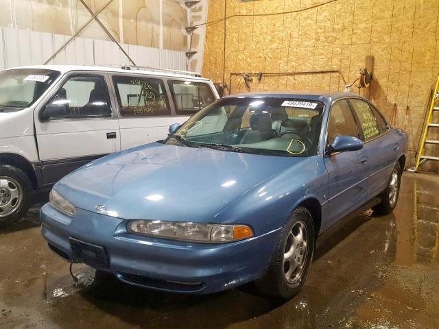 1G3WS52K0XF345715 - 1999 OLDSMOBILE INTRIGUE G BLUE photo 2