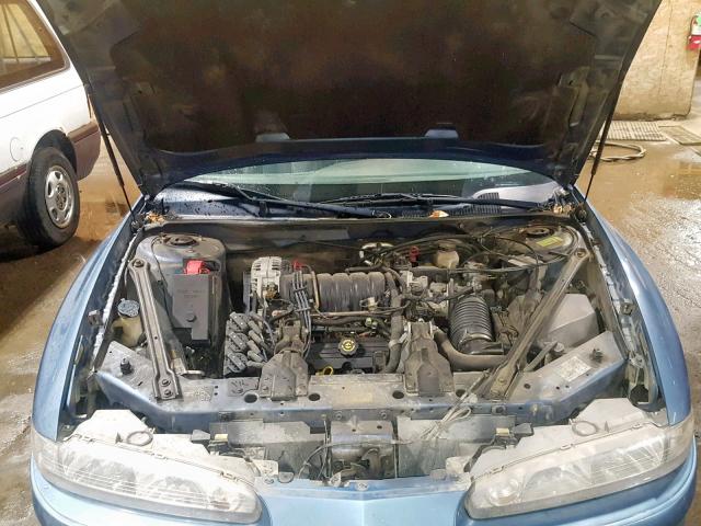 1G3WS52K0XF345715 - 1999 OLDSMOBILE INTRIGUE G BLUE photo 7