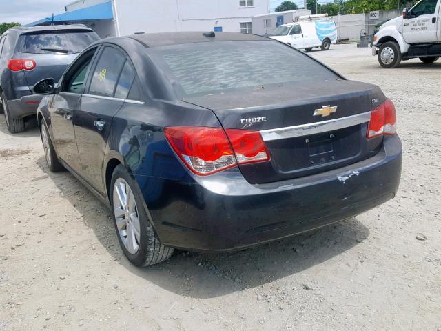 1G1PH5S91B7132431 - 2011 CHEVROLET CRUZE LTZ CHARCOAL photo 3